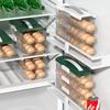 Scatola Porta Uova Tipo Cassetto per Frigorifero Frigorifero Scorrimento Automatico Organizzatore Cucina Organizzatori per la Casa Contenitori Ermetici Cibo