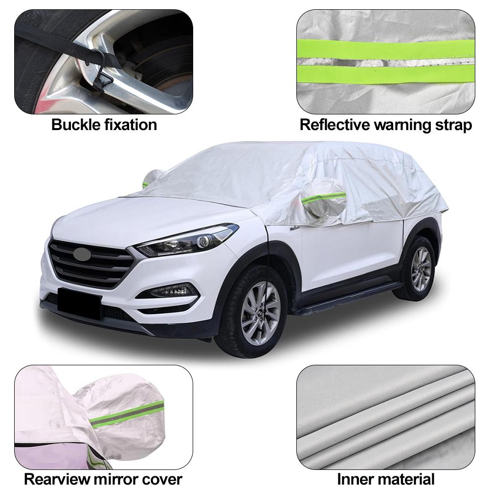 Coperture per Tetto Auto per Berlina SUV, Sottile Leggero Impermeabile Parasole Pioggia Neve Polvere Protettore Esterno Copertura Superiore Accessori