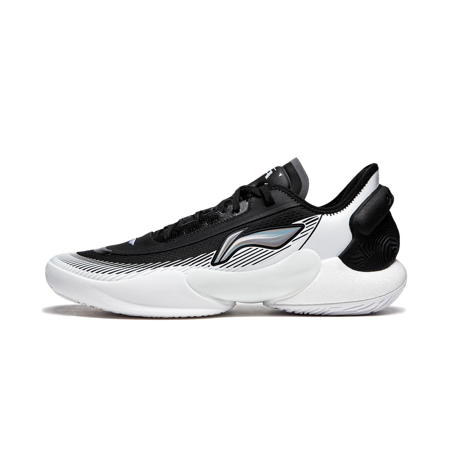 

LINING Yushuai 18 V2 Basketball Shoes Men s Low top Black White 41
