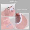 Versatile letter embroidered baseball cap showing face small hat women's three-line letter Blues cap big head circumference