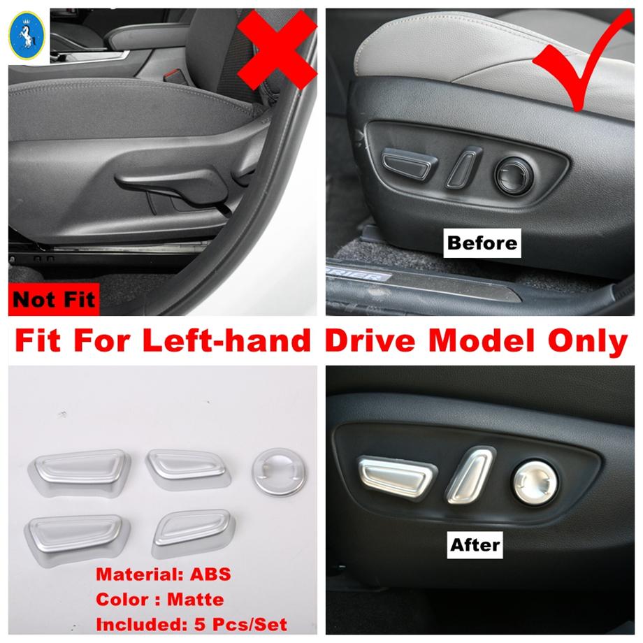 For Toyota Sienna  - 2025 Carbon Fiber Car Seat Backrest Adjustment Button Decor Panel Sticker Cover Trim ABS Accessories Model H