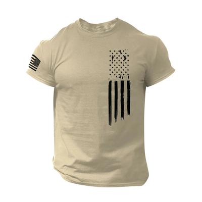 Zomer retro heren T-shirt met nationale vlag print, casual T-shirt met korte mouwen, ademend en sneldrogend topje, truien