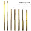 Cuchillo Rectangular Rombo de Acero al Cobalto para Grabado DIY Máquina Neumática de Grabado de Joyería de Oro y Plata