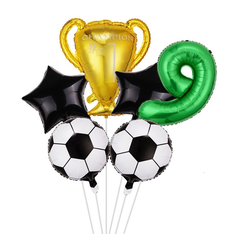 Football Theme Birthday Party Decorations Disposable Tableware Paper Plate Cup Straw Baby Shower Favor Boys Party Supplies Decor