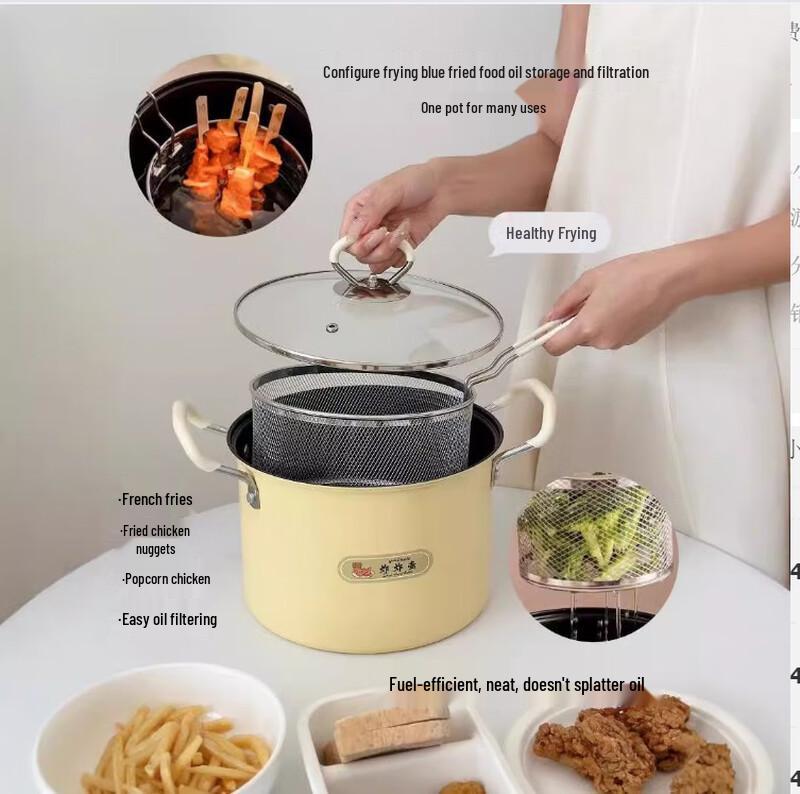 Wutuo 5.2L Cream Style Deep Fryer
