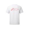 Li Ning T Shirts Unisex White Crew Neck AHSW425-2