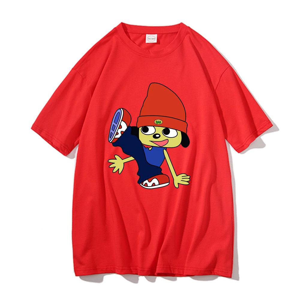 Parappa The Rapper Tshirt Unisex Unisex Black Fashion Hip Hop Oversized Tee Short Sleeve Unisex Cotton Tshirt Funny Unisex T Shirts
