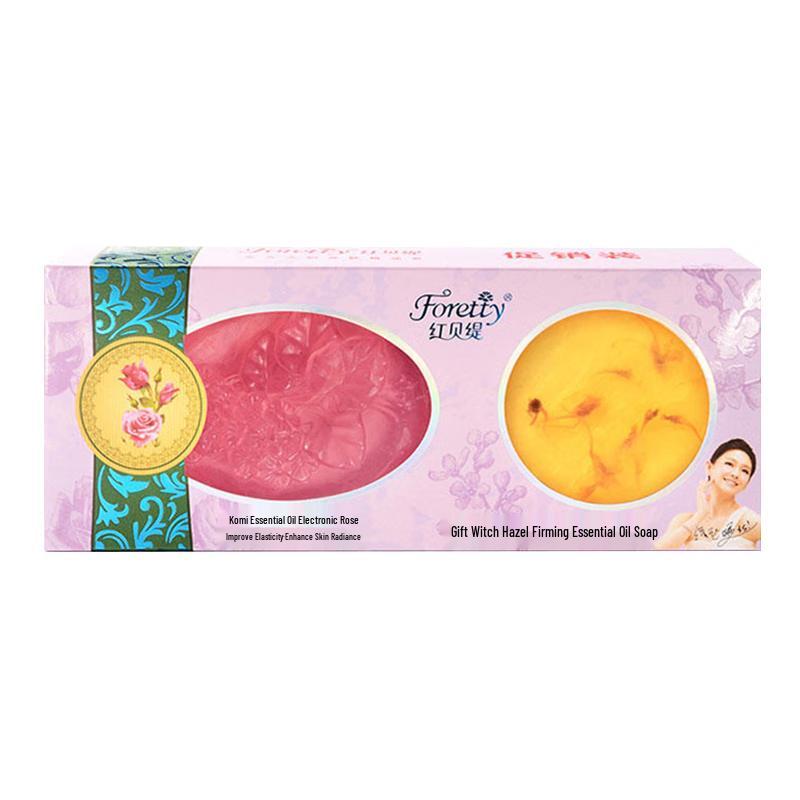 

Foretty Rose & Witch Hazel Essential Oil Cleansing Soap Set
