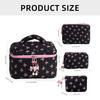 Cosmetic Bag Large Capacity Toiletry Bag Aesthetic Cosmetic Organizers Bows Makeup Bag Skincare Organisers for Women