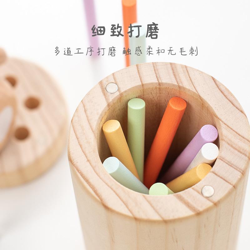 Puzzle Balance Wooden Stick Game Young Children's Fine Movements And Concentration Training Balance Wooden Stick Toy