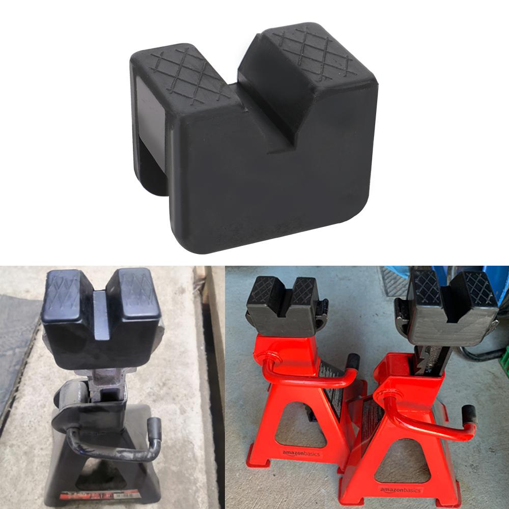Rubber Slotted Jack Pad Car Repair Tools Frame Rail Adapter Car Lift Jack Stand