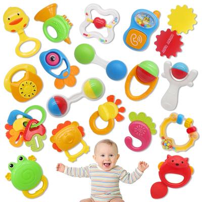 Qizebaby Baby Toy Rattle Teething Toy Educational Toy Popular Boys Girls Baby Gift Toy 0 Years 3 Months 6 Months 1 Year Baby Toddler Birthday