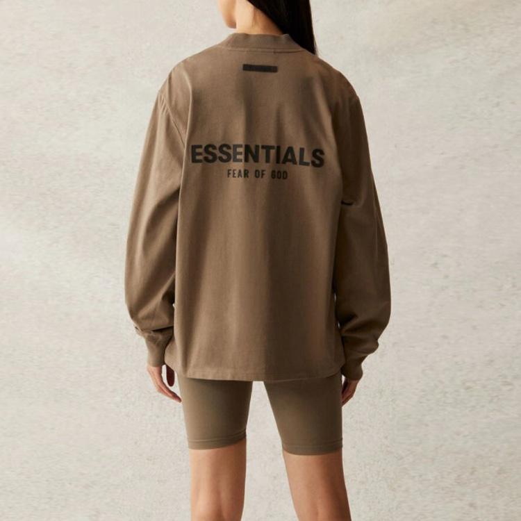 Fear of God Essentials SS21 Long Sleeve T-Shirt 'Taupe' Men's FOG-SS21-558
