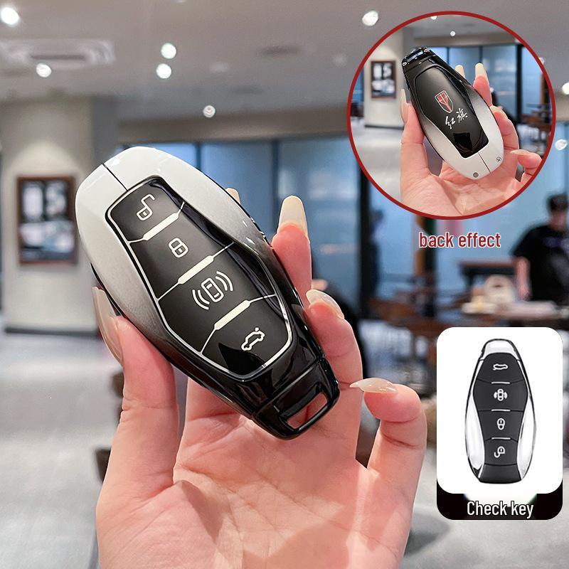 

Key Cover for 2025 Hongqi H5, 2024 H6, H9, Tiangong 08HQ9, HS5, HS7, HS3, EH7 Models.