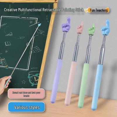 Retractable Teaching Pointer Stick for Teachers and Students