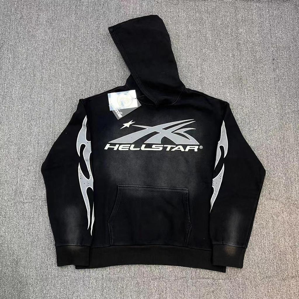 24FW Amerikanischer Retro Hellstar Studios Unisex Hoodie & Jogginghose