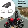 Motorcycle Exhaust Muffler Pipe Heat Shield Cover Heel Guard Anti-scalding Cover Universally for Motocross