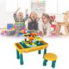 Compatible Multi Functional Building Block Learning Table Children Education Toy