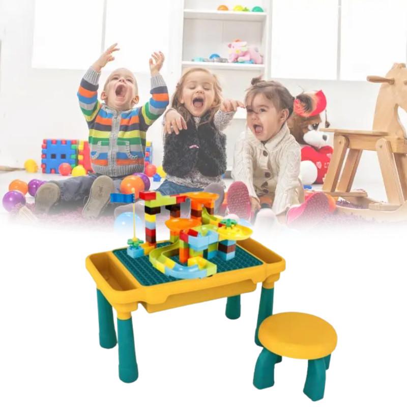 Compatible Multi Functional Building Block Learning Table Children Education Toy