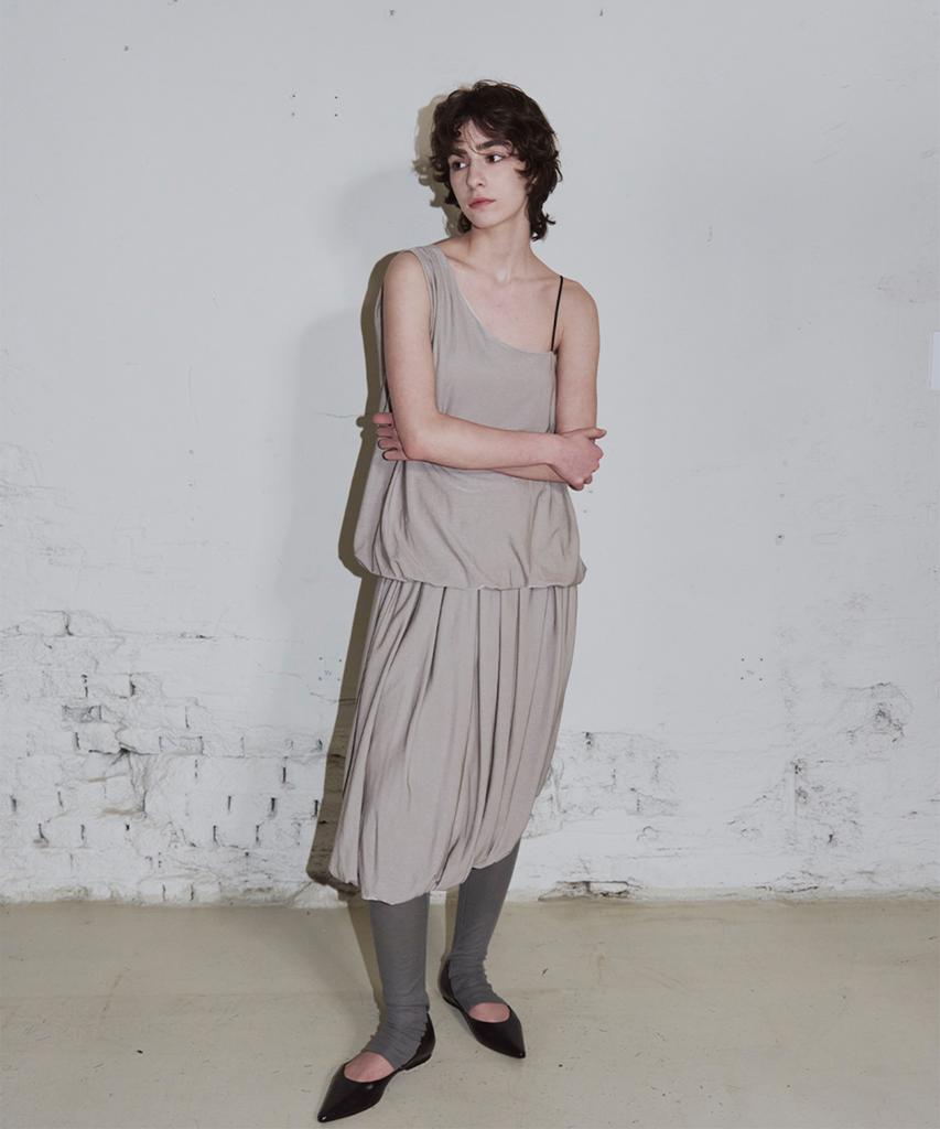 Wenio Pleated Balloon Skirt_2Color