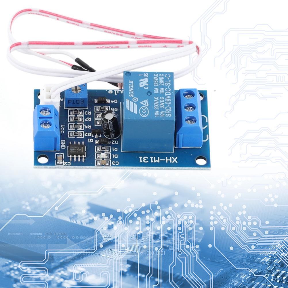 XH-M131 5V 12V 24V Light Control Switch Detection Sensor Automatic Light Control Switch Photo Resistor Relay Light Detection