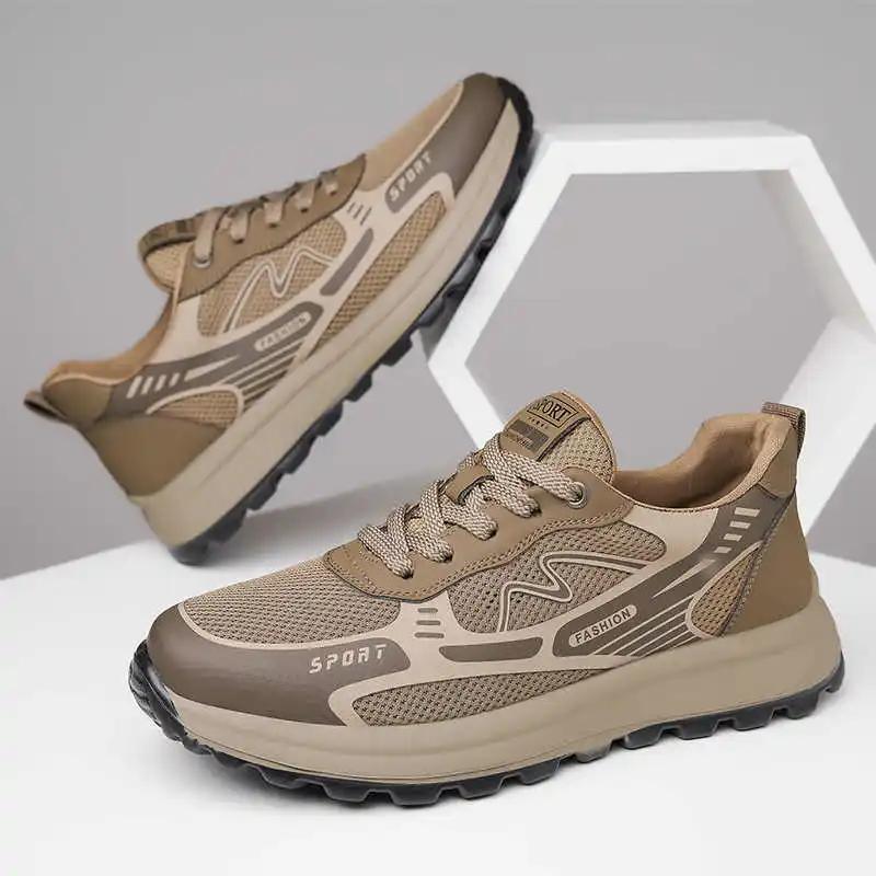 Fashion Thick-heeled Non-slip Sole Runners Shoes Mary Jane Men's Loafer Men's Flat Sneakers Sports Racing Low Offer New In Gifts