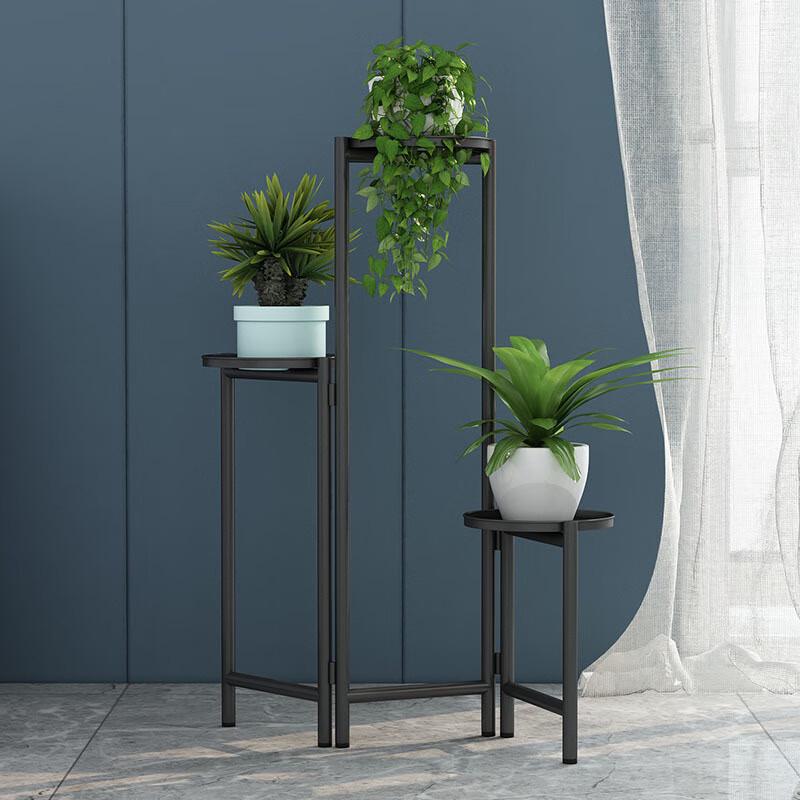 Multi-tier Folding Metal Plant Stand