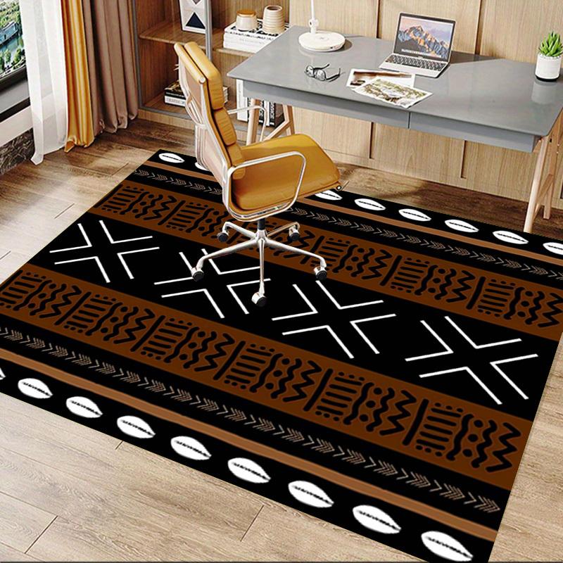 1PC African Pattern Extra Large Non-Slip Floor Carpet, Office, Family, Bedroom, Studio - Large Area Rug Indoor Rugs, Vibrant Colors-A233