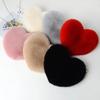 Internet Celebrity Fashion Plush Heart-shaped Chain Crossbody Bag with Artificial Wool Love One Shoulder Peach Heart Zero Wallet