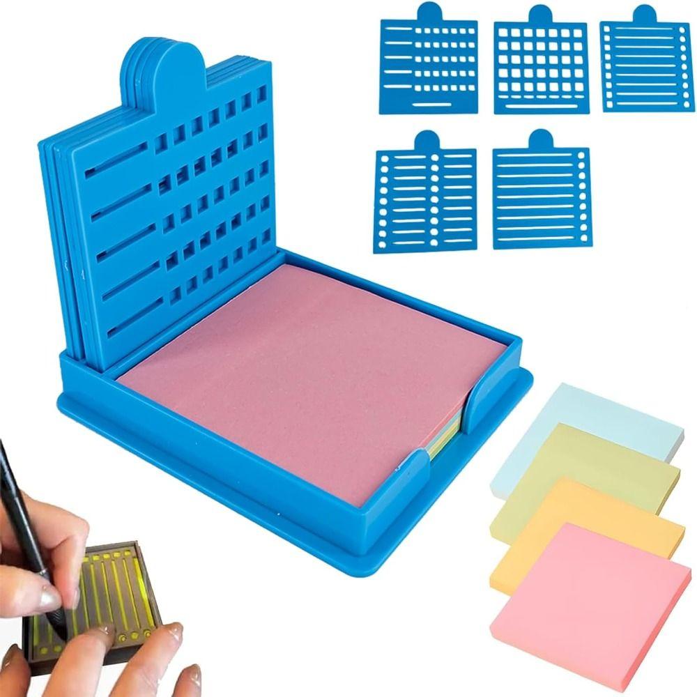 Sticky Note Organizer Sticky Note Stencil Note Box Sticky Note Storage Box  Home Office