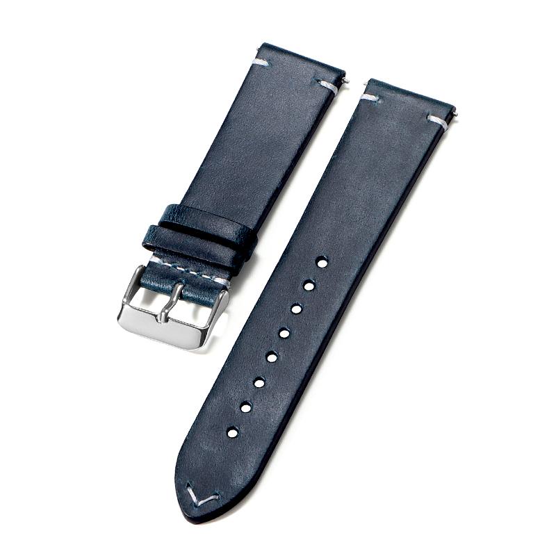 Vintage Oil Wax Genuine Leather Watch Strap 18mm 19mm 20mm 22mm Quick Release Watchbands for Samsung Galaxy Watch Band Bracelet