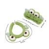New Big Eyed Frog Plush Headband Women Funny Cartoon Animal Wide Edge Elastic Anti Slip Headband for Girl Hair Accessories