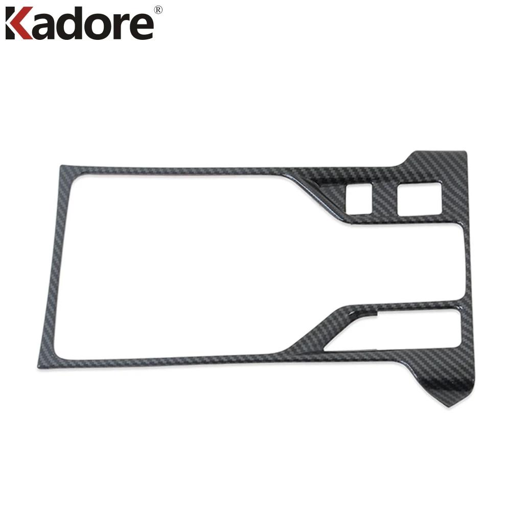 For Subaru Forester SK 2018 Carbon Fiber Car Center Console Gear Shift Box Panel Cover Trim Interior Accessories