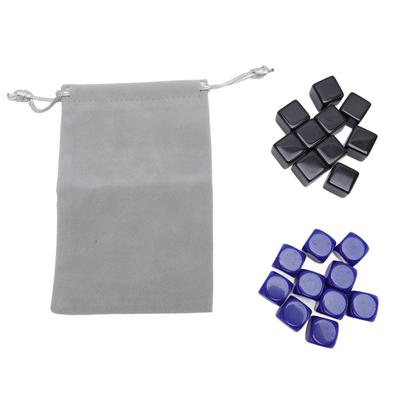 Set di 20 Dadi Vuoti 16mm Plastica Leggera Resistente agli Urti Dadi Vuoti a 6 Facce per Giochi da Tavolo