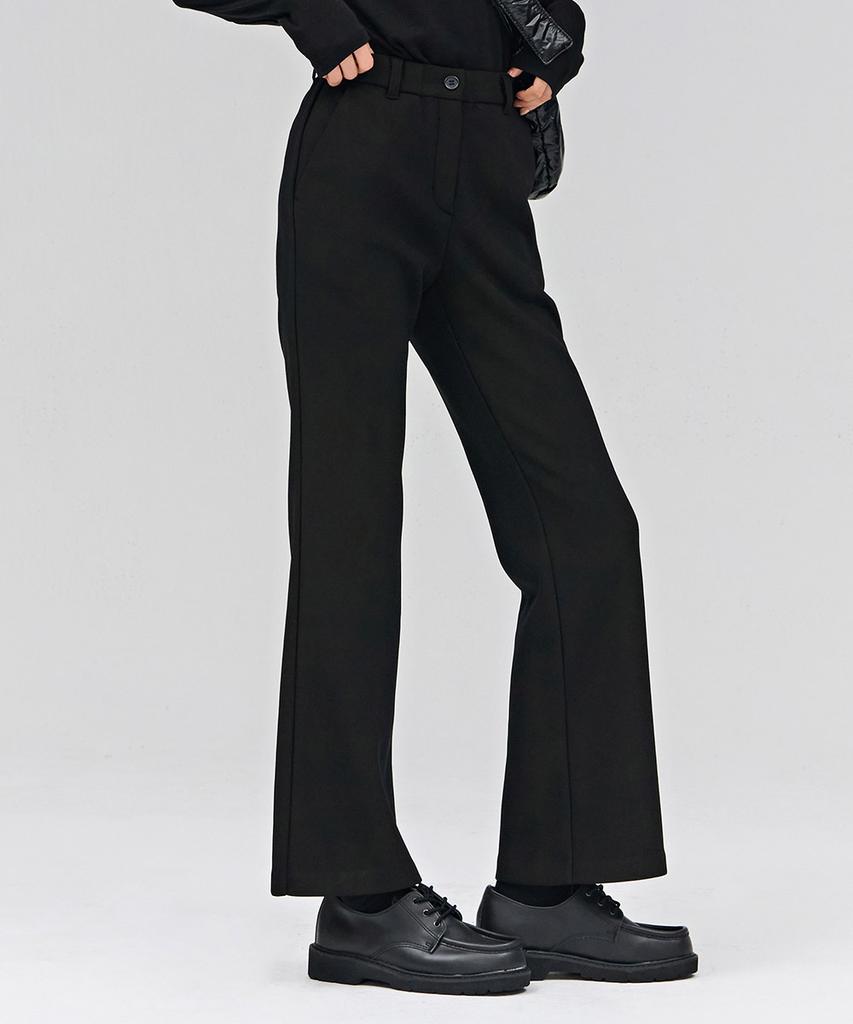 CHASECULT Women'S Bootcut Bonded Pants - Black