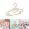 Newborn Clothes Hanger With Plastic Material And Decorative Bow For Baby Room