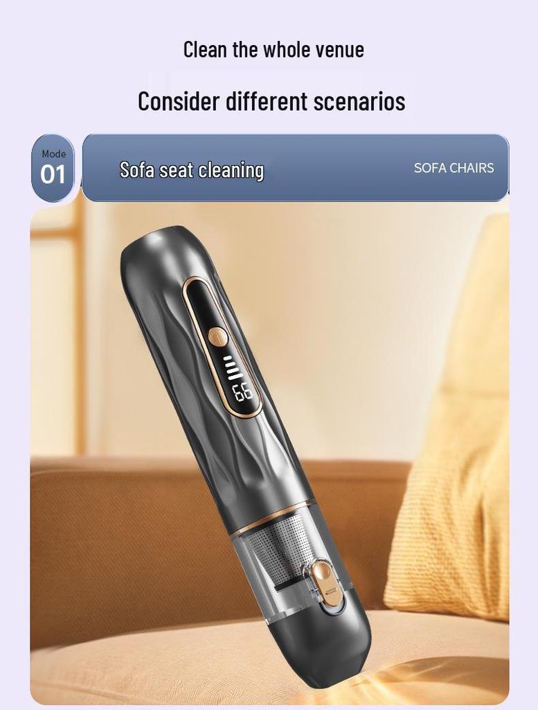 Wireless Handheld High-Suction Portable Car Vacuum Cleaner