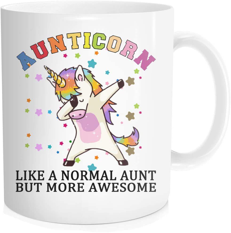 

Новая керамическая кофейная кружка-единорог Тетя-единорог , чашка для воды, тетя, внешнеторговая кружка-единорог 301-400ml