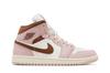 Jordan 1 Mid Pink Oxford Brown (Women's)