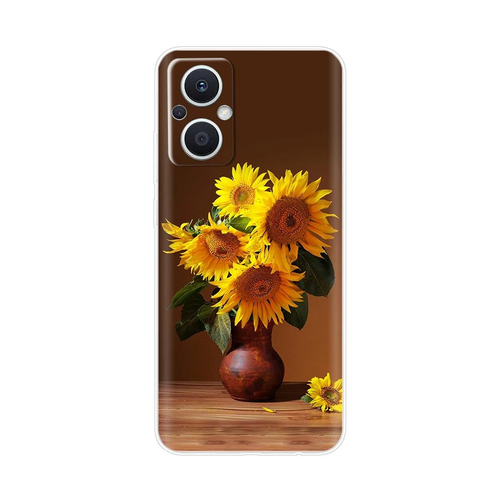 Transparent Case For Xiaomi Poco M5 M5S Cover Cartoon Flower Soft TPU Shockproof Funda For Poco M 5 S PocoM5 Bags Clear Bumper