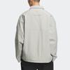 Adidas Originals Trefoil Solid Zip-Up Stand Collar Track Jacket Men Outerwear Light-Grey IK3710