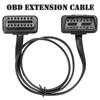 OBD II OBD2 16 Pin Male To Female Extension Cable 60cm Car Diagnostic Extender Cord Adapter ELM327 Readers OBDII Code Scanners