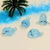 Set of 100 Resins Seal Miniature Statues With Glowing In Dark Effect For Shelf Desk and Garden Aquariums Display