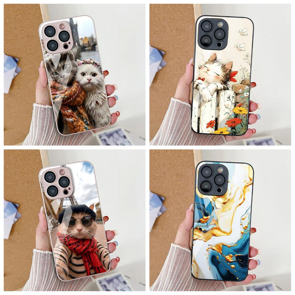 Phone Case for Samsung A53 A54 A52 5G A33 A32 A34 A51 Ultra S23 Plus S20 S21 FE A22 A25 for iPhone 14 15 16 Pro 13 14 Pro Max Tempered Glass Cases