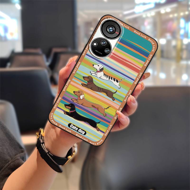 Graffiti Shockproof Phone Case For ZTE Blade V40S/Axon40 SE TPU Full Wrap Protective Anti-dust Back Cover Cute Durable