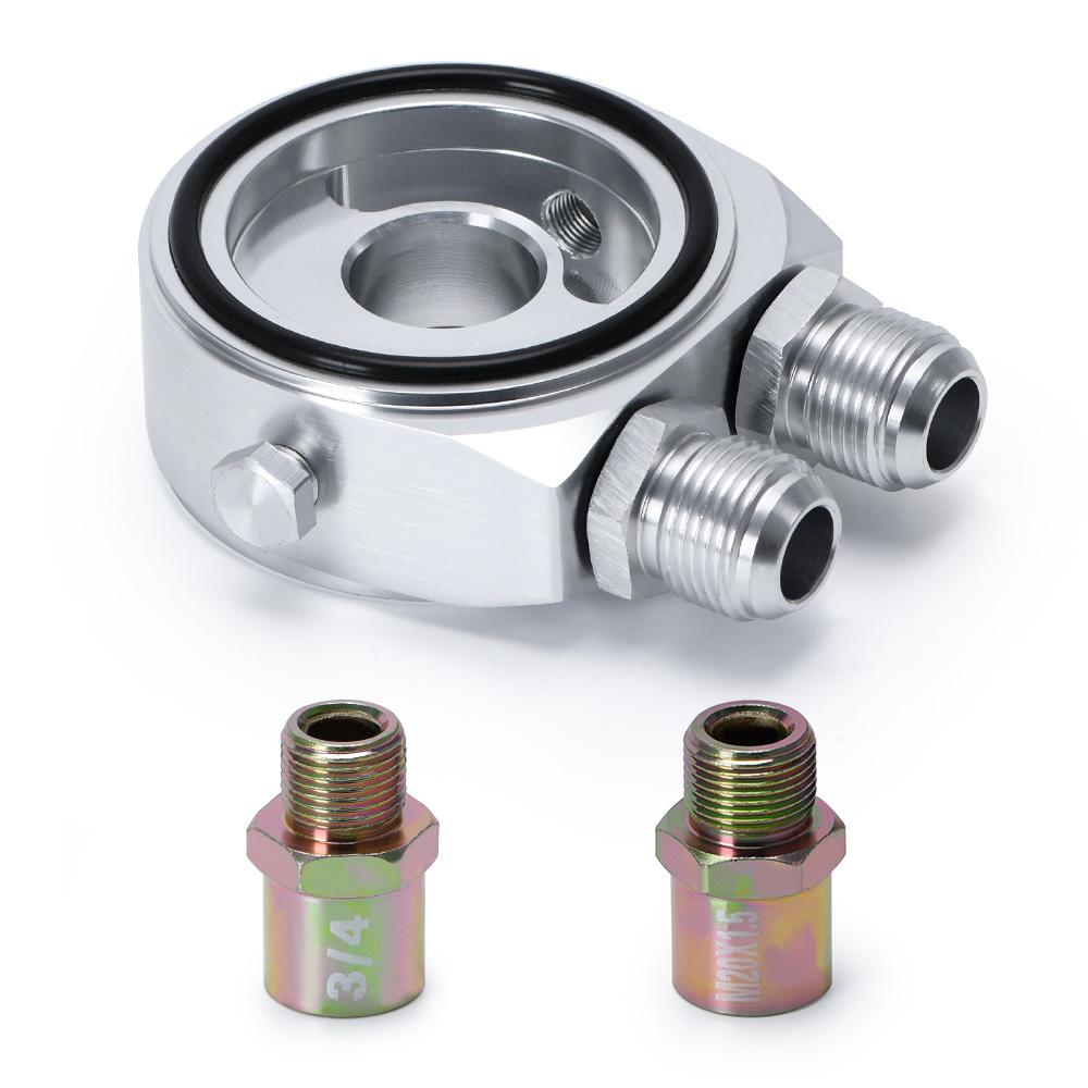 

Автомобильный алюминиевый универсальный сэндвич-адаптер масляного фильтра для комплекта пластин масляного радиатора AN10 серебряный