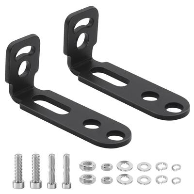 Biqing 2 PCS Bike Stay, 7 Characters, Bike Stay, Clamp Work Light, Mounted, Suitable for Motorcycles, Bicycles