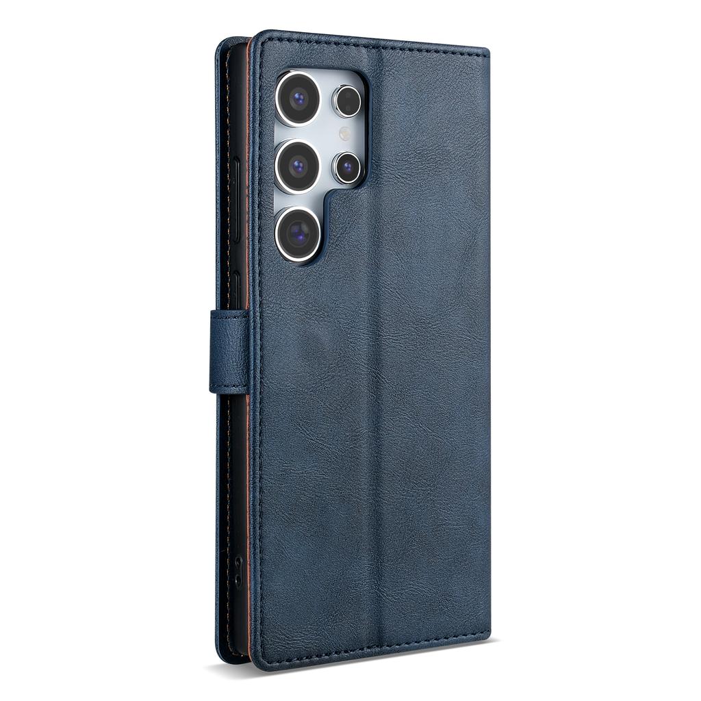 For Samsung Galaxy S25 Ultra Stand Case PU Leather Wallet Phone Cover