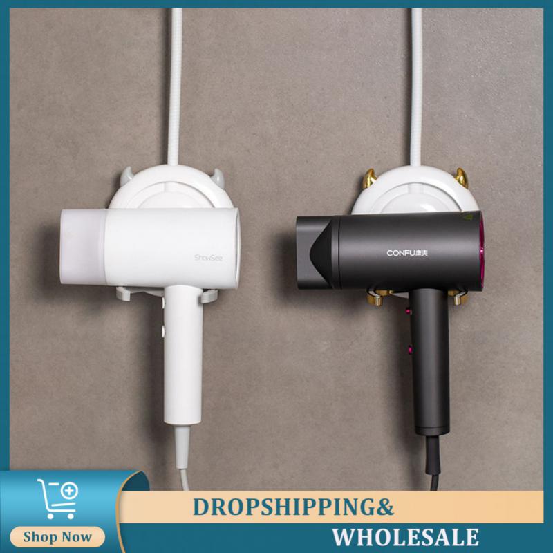 

Hair Dryer Lazy Bracket Punch-free No Drillingwall Plastic Adjustable Angle Wholesale Shelves Storage Rack Blow Dryer Bracket