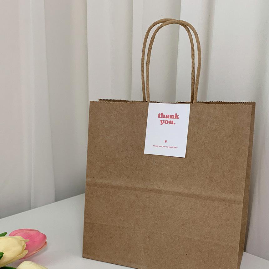 100 Photos, Ins Simple, Rectangular, Thank You, Sealing Sticker, Versatile, Gift Packaging, Decoration, Adhesive Sticker